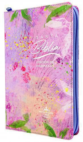 RVR1960 Promises Edition Bible, Handy Size, Imitation Leather, Lilac