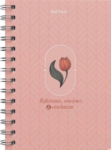 Libreta Reflexiones Oraciones Ensenanzas - Tapa Dura, Diseño Rosa