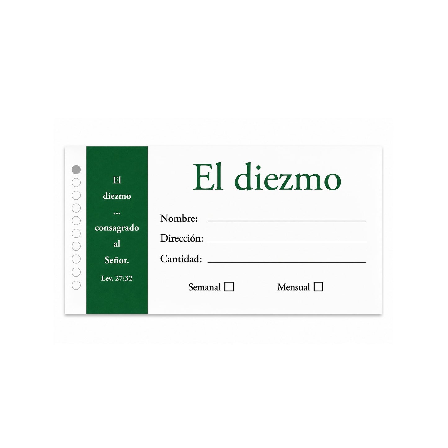 Sobres Para Diezmo 100 Por Paquete