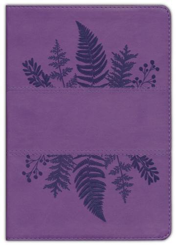 Biblia NLT (inglés) Joven conforme al corazón de Dios Sentipiel Color Morado