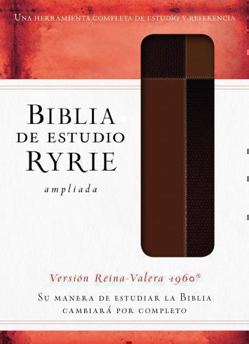 Biblia de estudio Ryrie ampliada: Duo-tono marrón