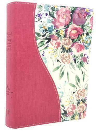 Biblia Rein Valera 1960 de una joven conforme al corazón de Dios rosa
