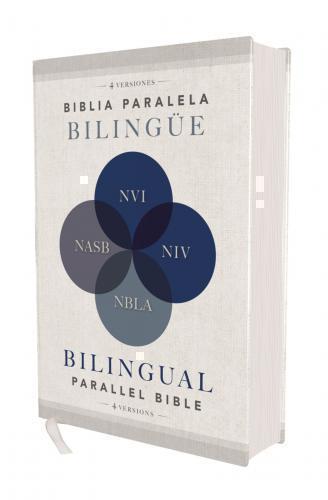 Bilingual Parallel Bible, Hardcover, 4 versions, NVI, NIV, NBLA, NASB