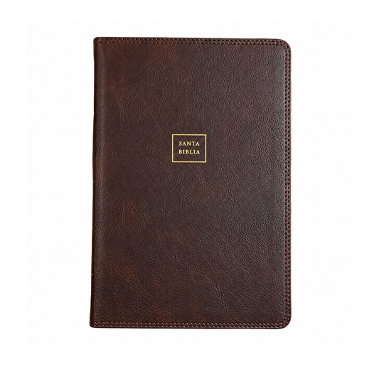 Biblia Del Ministro RVR1960 Tamaño Gigante, Letra Grande, Sentipiel Color Cafe,