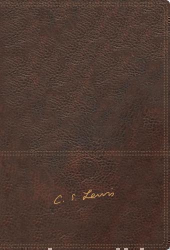 RVR77 Bible Reflections by C. S. Lewis, Imitation leather, brown, bronze gilded edges