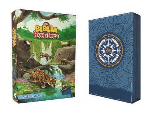 Adventure NBLA Bible, Compact Size, Leathersoft, Blue, Zippered