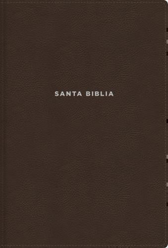 Biblia de Estudio NVI 2022  Imitación Piel, Color Cafe Con Indice
