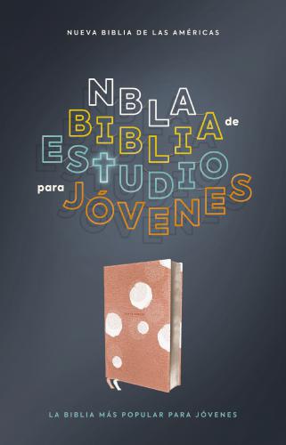 NBLA, Biblia de Estudio para Jóvenes Adolescentes, Leathersoft, Color durazno