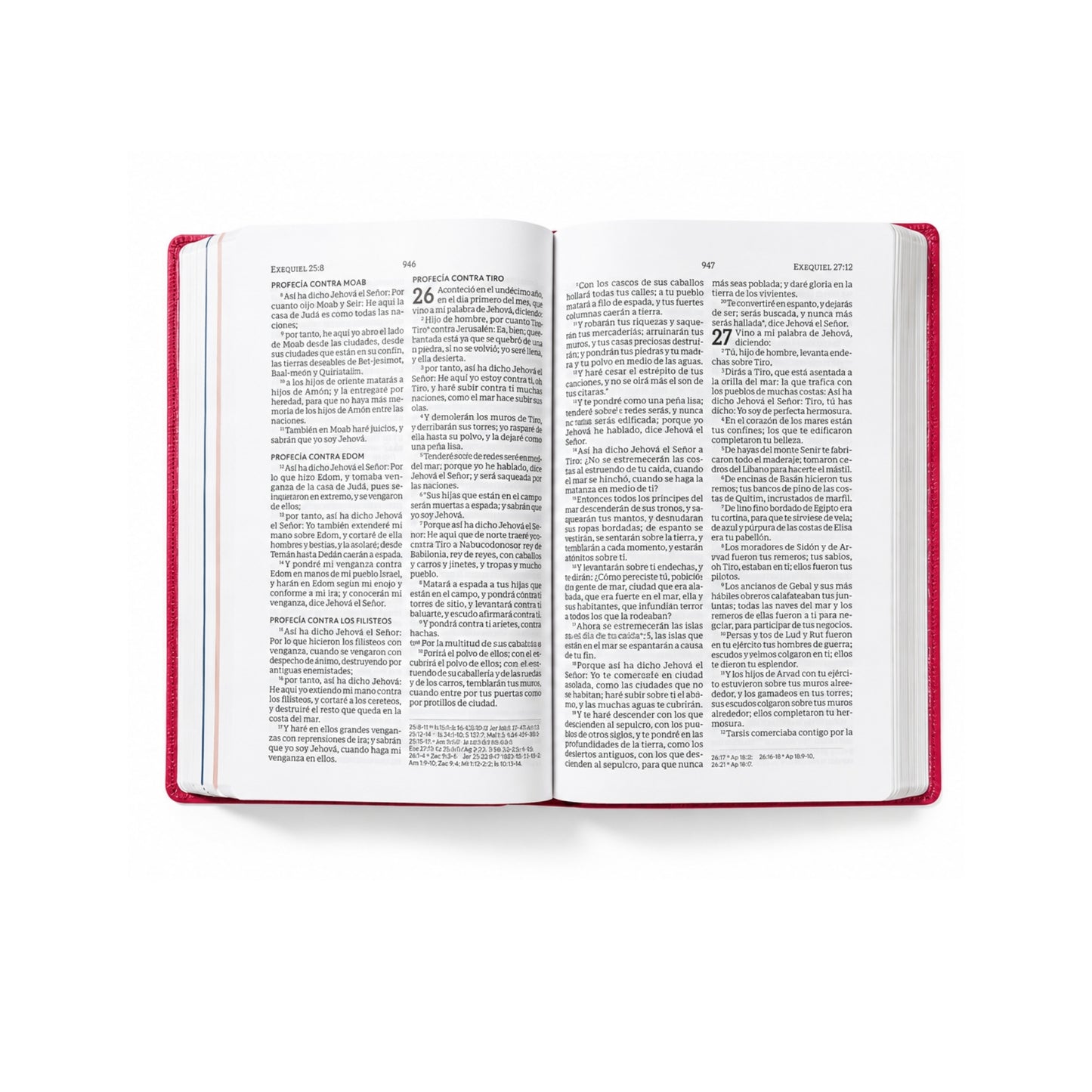 RVR60, Busy Mom's Bible, Leathersoft, Magenta, Words of Jesus