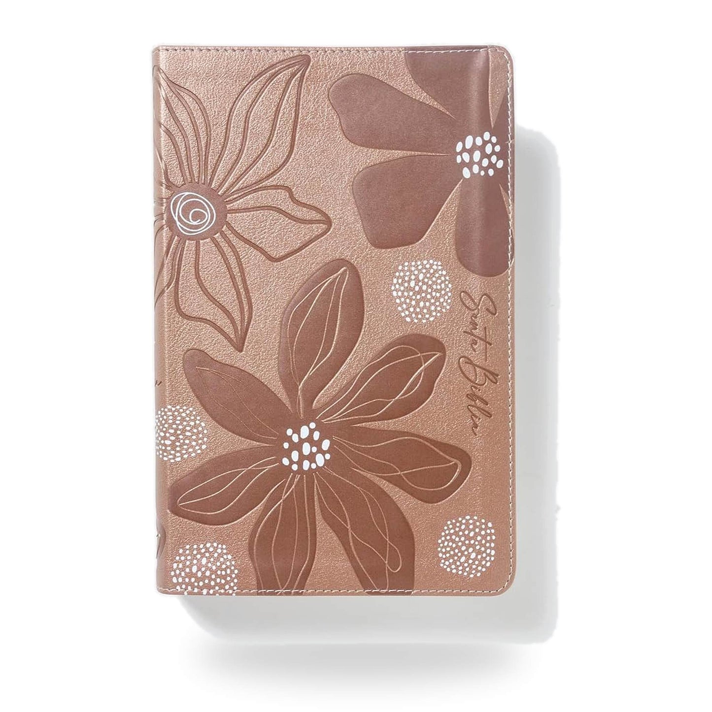RVR60, Biblia de Estudio para Jóvenes Adolescentes, Leathersoft, Oro Rosa