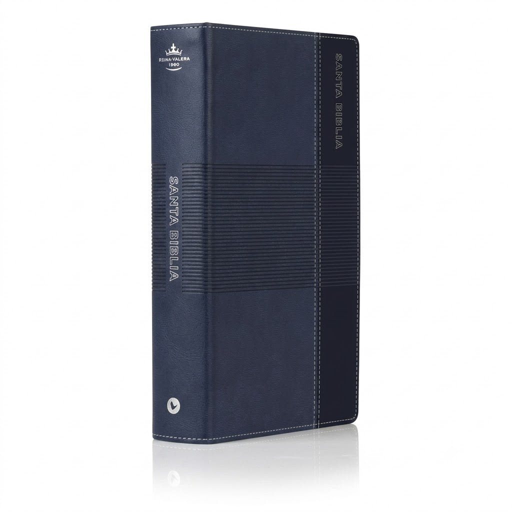 Biblia De Estudio Para Jovenes RVR1960 Imitación Piel Color Azul