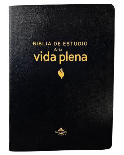 Biblia de Estudio RVR1960 Vida Plena, Imitación Piel Negro