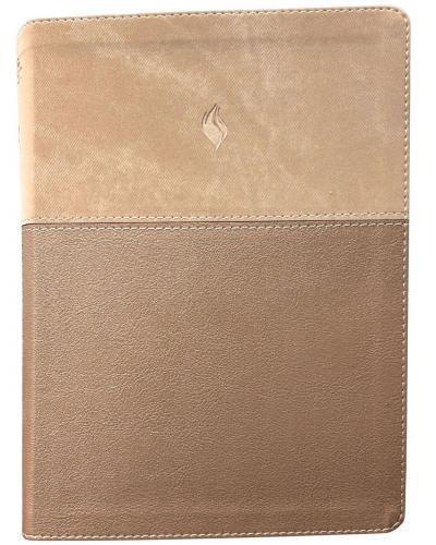 RVR1960 Full Life Study Bible, Leathersoft, Rose Gold