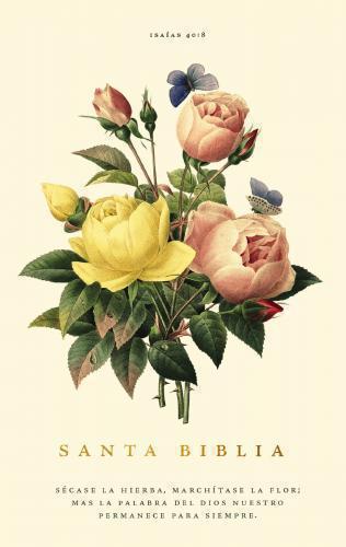 RVR60, Holy Bible, Prize and Gift, Large Print, Hardcover, Floral, Words