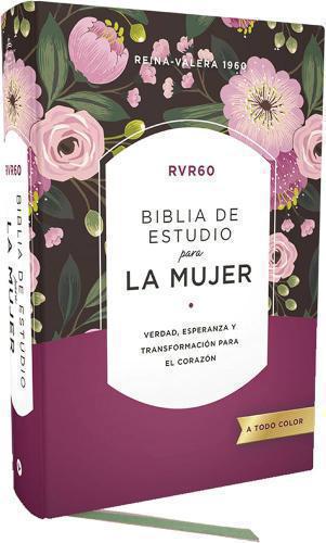 Biblia de Estudio para la Mujer RVR60, Tapa Dura, interior a color