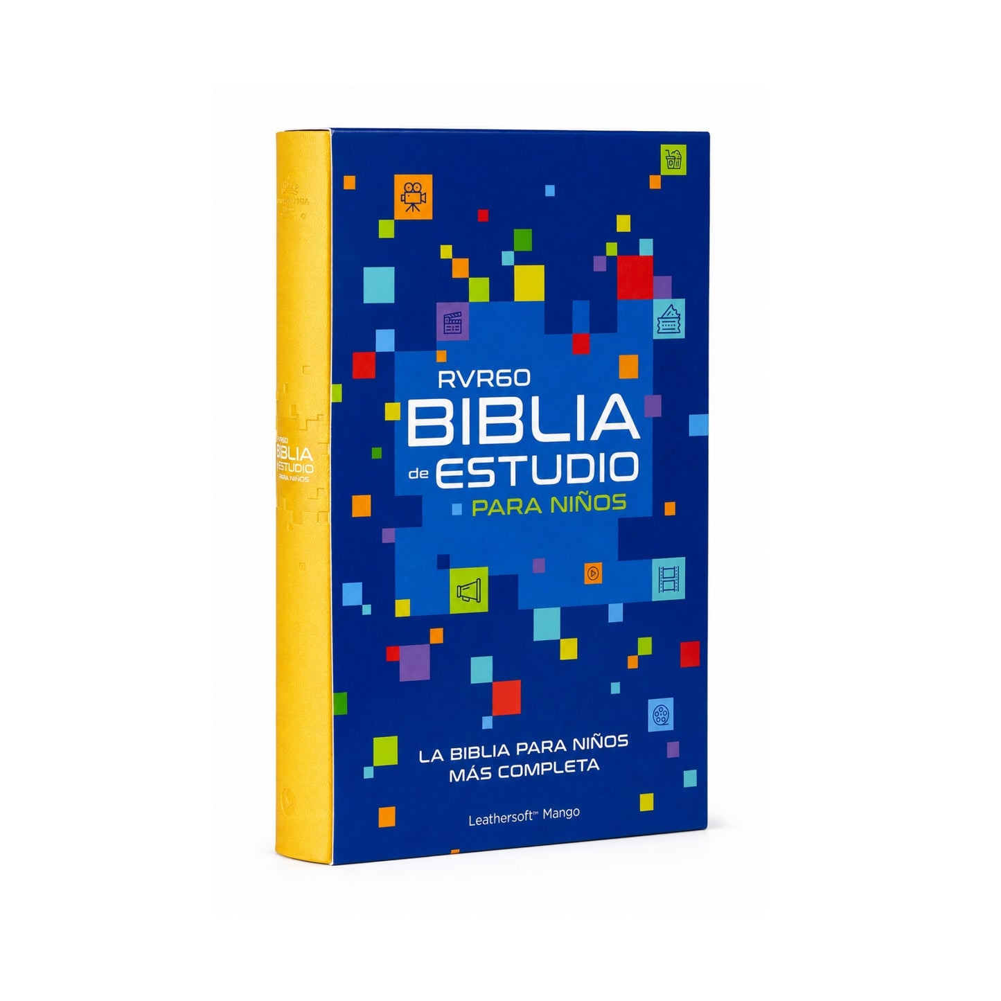 RVR60 Biblia de estudio para niños, Leathersoft, Mango