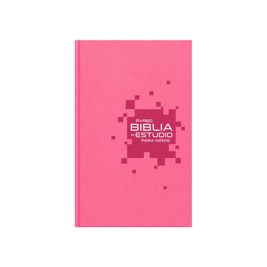RVR60 Biblia de estudio para niños, Leathersoft, Rosado