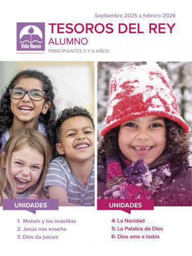 Tesoros Del Rey Alumno Principiantes 5 a 6 años - Septiembre 2025 a Febrero 2026
