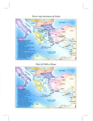 Bible Map Set - 10 Pack