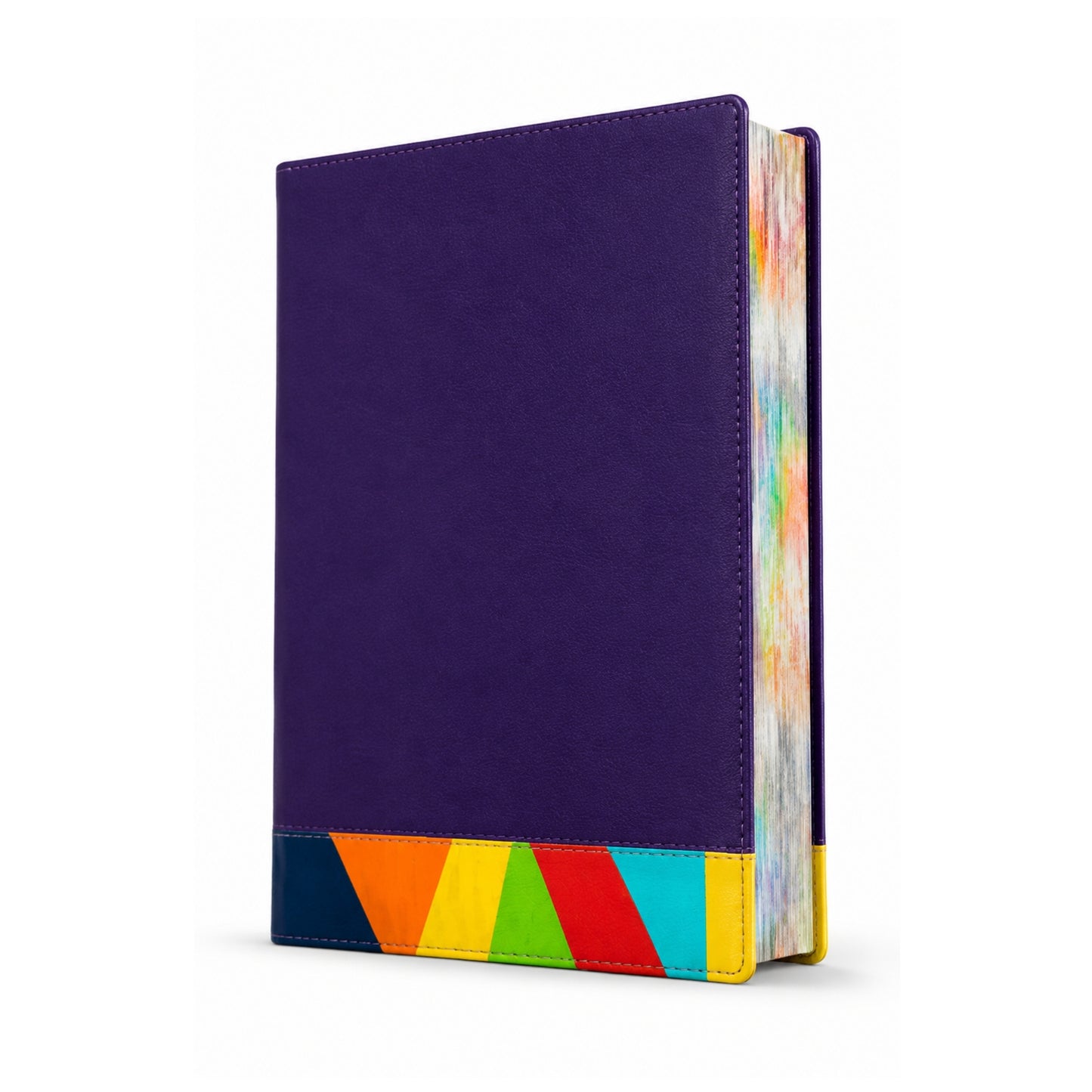 Biblia RVR1960, Biblia de Estudio Arcoiris, Sentipiel color morado