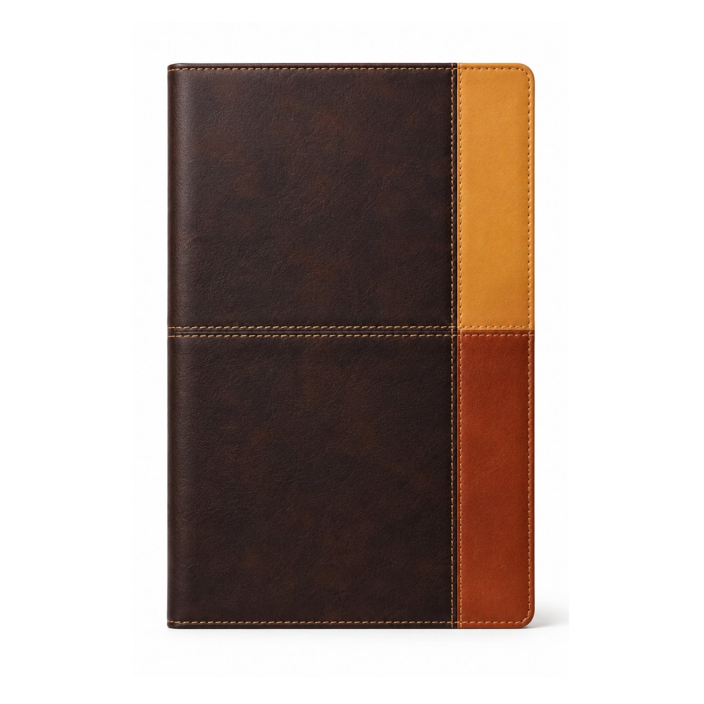 Biblia RVR1960, Estudio Arcoiris, Imitación Piel Color Terracota con índice