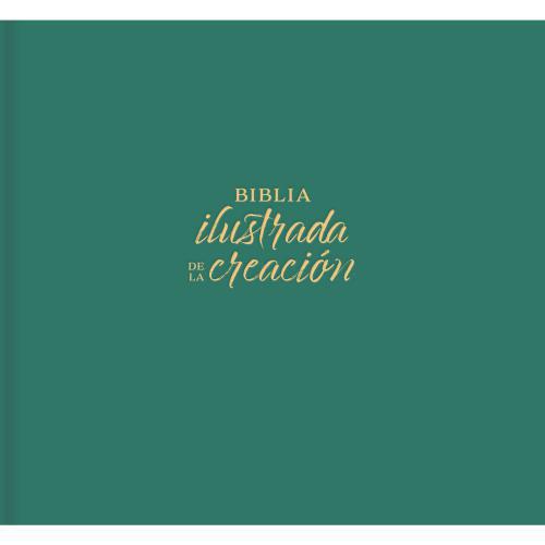 Biblia RVR1960 Ilustrada De La Creación, Portada Gruesa, Color Aqua