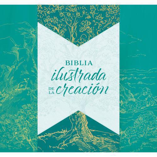 RVR1960 Illustrated Creation Bible, Hardcover, Aqua