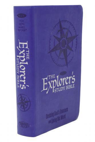 Bible NKJV Explorer's Study Imitation Leather Blue Personal Size