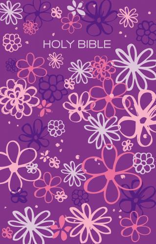 Bible ICB Gift & Award Girls Edition Purple Flowers