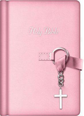 Bible NKJV Simply Charming Imitation Leather Pink