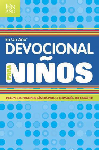 Devocional En Un Año Para Niños Rustico Azul