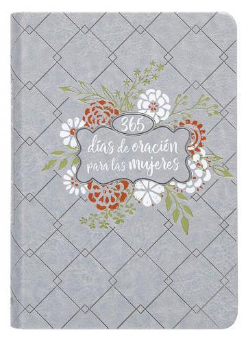 Devocional 365 Días De Oración Para Las Mujeres, Imitacion Piel, Color Gris