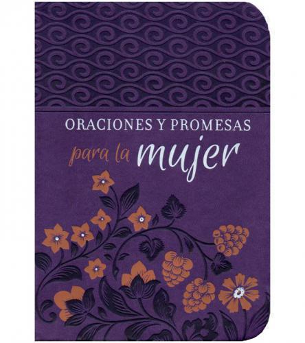 Devocional, Oraciones y Promesas para la Mujer, Imitacion Piel, Color Morado