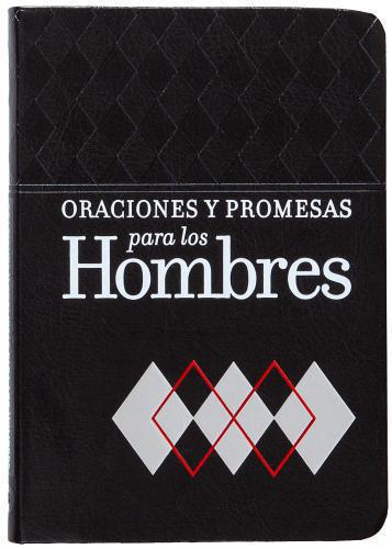 Oraciones Y Promesas Para El Hombre, Imitación Piel, Color Negro