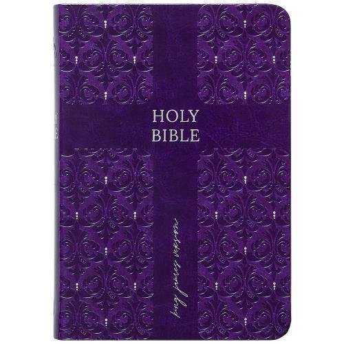KJV Bible (English) Compact Size, imitation leather, lilac, with index