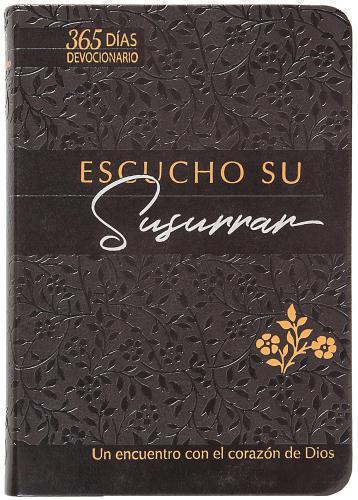 Escucho Su Susurrar; 365 Devocionales, Tamaño Compacto, Portada Imitación Piel