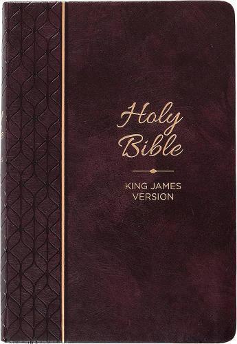 Biblia KJV, Tamaño Grande, Imitación Piel, Color Marron Con Indice