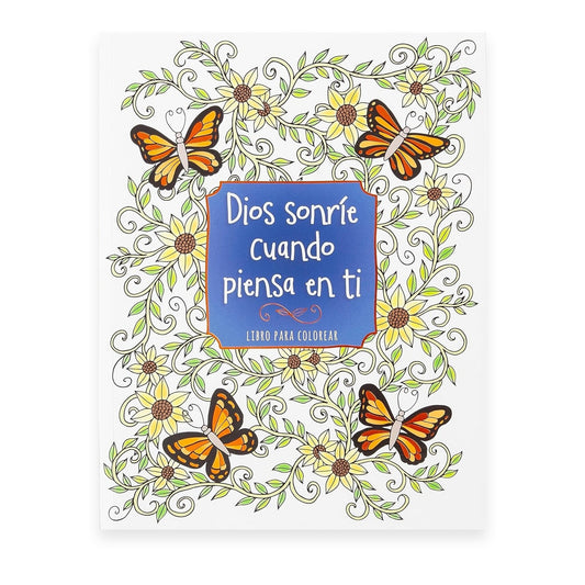 Dios Sonrie Cuando Piensa En ti - Libro Para Colorear