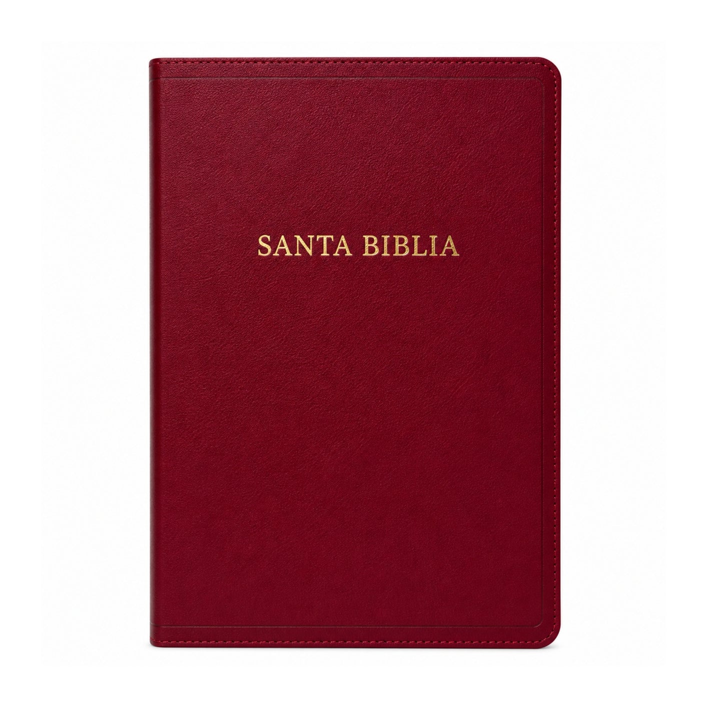 RVR1960 Manual Size Bible, Imitation Leather, Burgundy Large Print with Index
