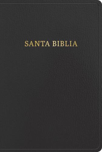Biblia RVR1960 Imitación Piel, Tamaño Gigante, Color Negro