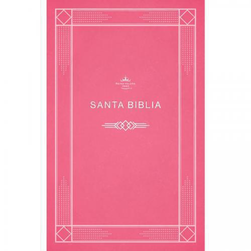 Biblia RVR1960 Portada Rustica, Color Rosa