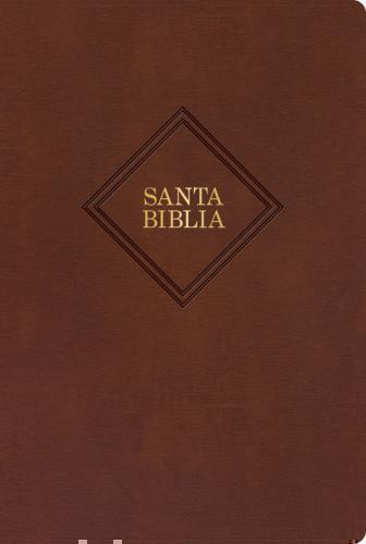 RVR1960 Bible, Giant Size, Brown Faux Leather