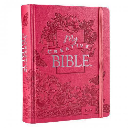 KJV Bible, My Creative Bible, Hardcover Imitation Leather, Pink