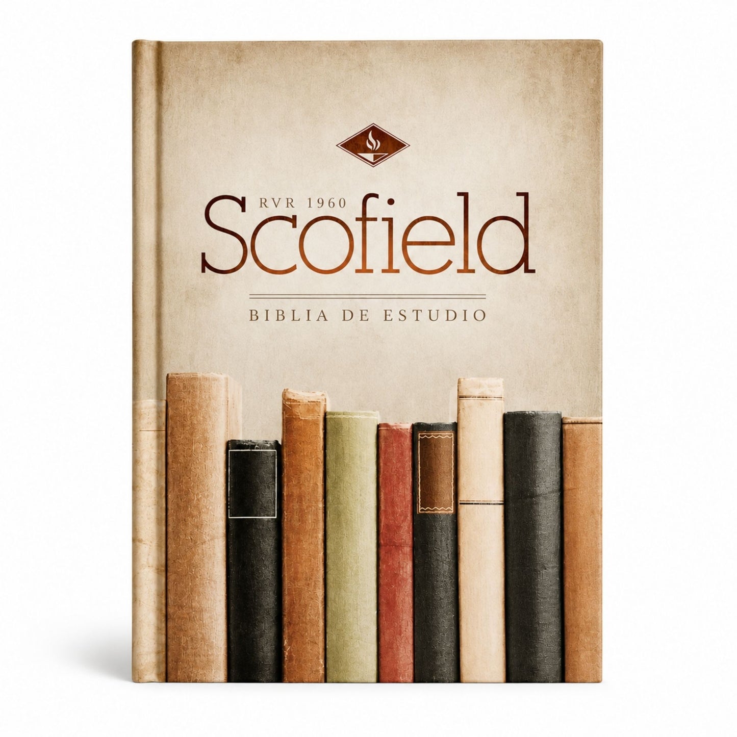 Biblia RVR60 Scofield Estudio Imitación Piel Café Tamaño Manual