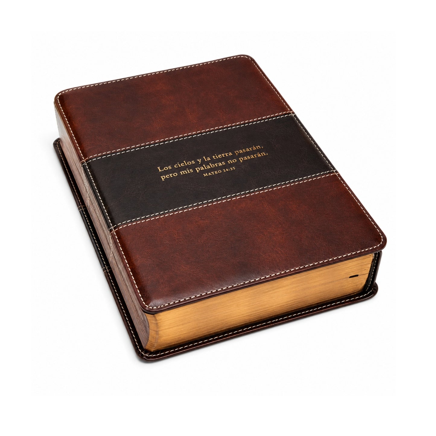 Peshitta Bible Imitation Leather Mahogany