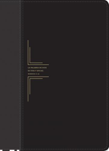 Biblia de Estudio del Diario Vivir RVR1960, Letra Grande - SentiPiel Color Negro