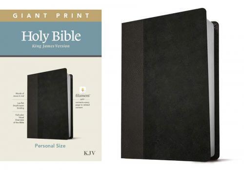 Biblia KVJ Tamaño Manual, Imitación Piel, Color Negro