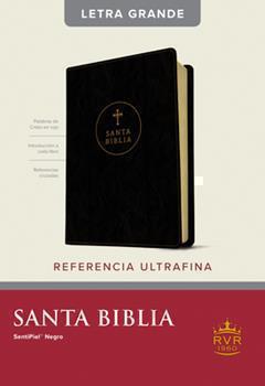 Biblia RVR60, Tamaño Grande Ultrafina, Sentipiel Color Negro, Letra Grande