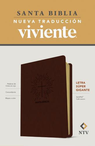 Biblia NTV Tamaño SuperGigante, Imitación Piel Color Café