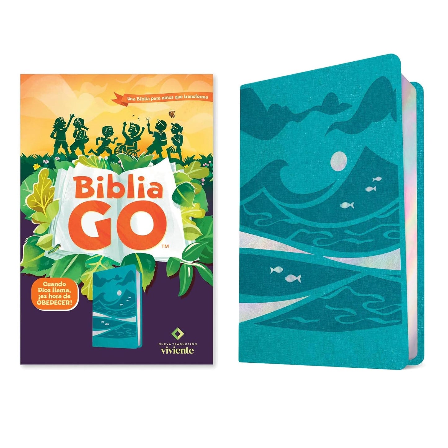 NLT Bible, Imitation Leather Go Bible Teal Ocean
